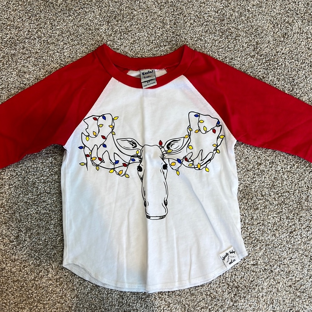 Holiday shirt 2t new